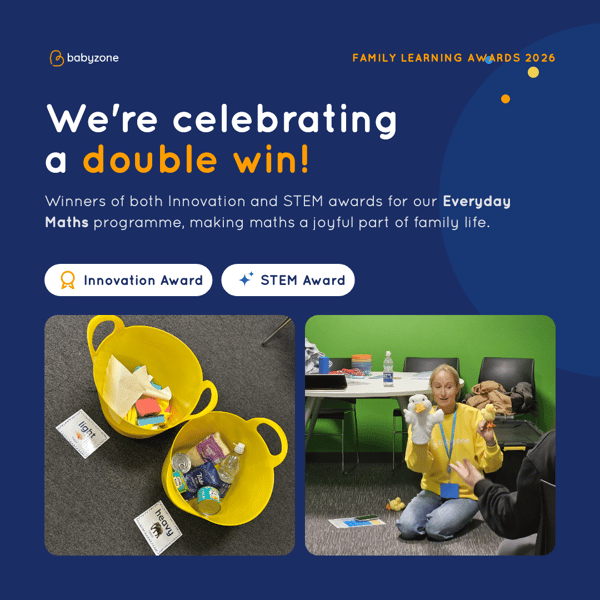 Babyzone wins double at the Family Learning Awards 2026