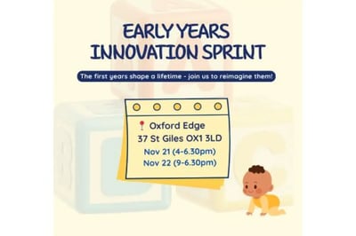 The Early Years Innovation Challenge, run by Oxford Edge in partnership with Babyzone