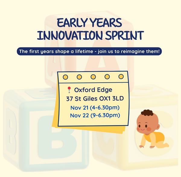 The Early Years Innovation Challenge, run by Oxford Edge in partnership with Babyzone
