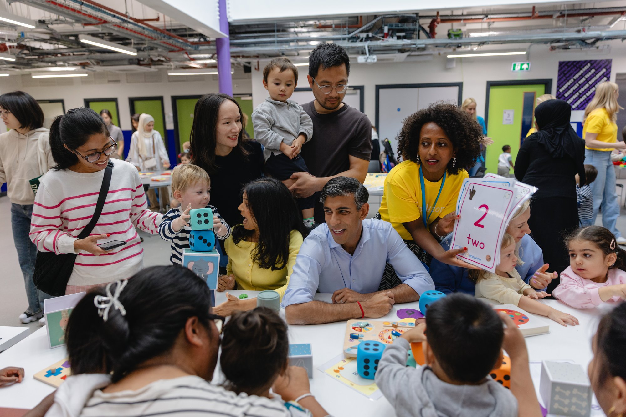 Rishi and Akshata at Babyzone