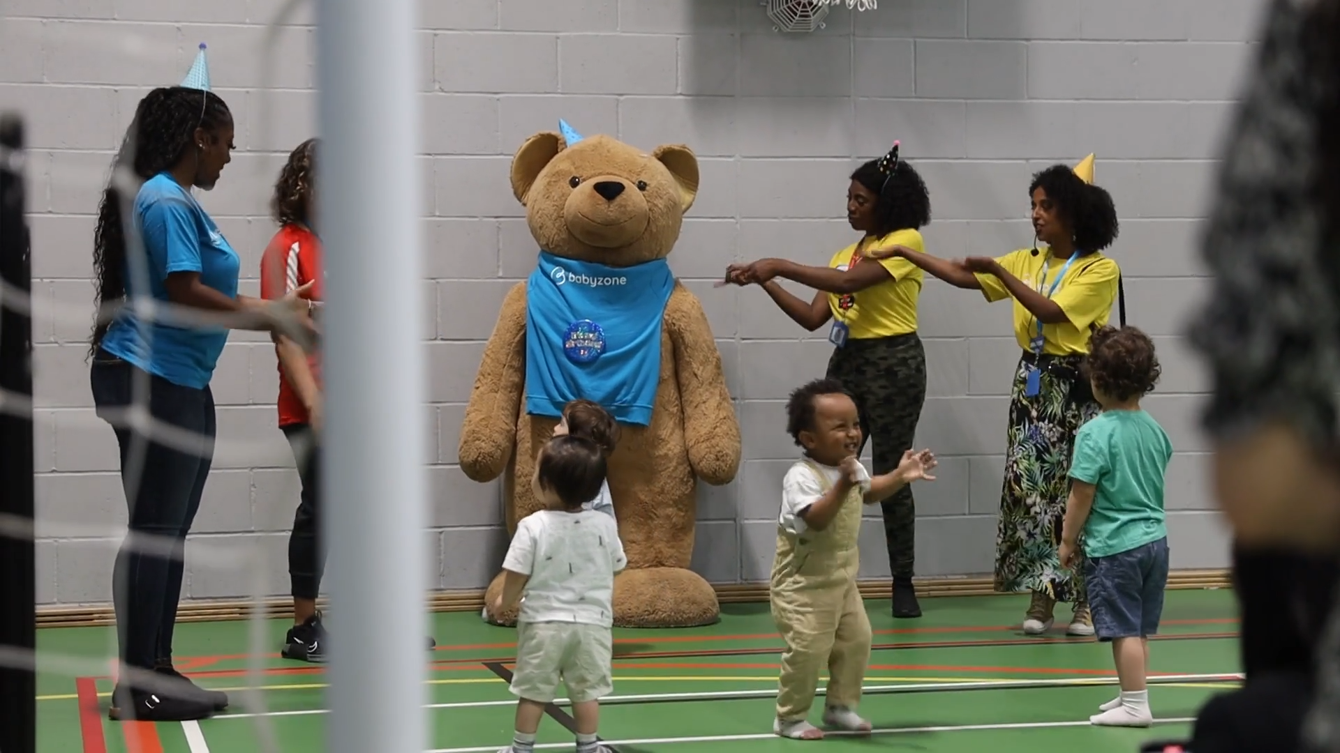 Children and Parents Dancing