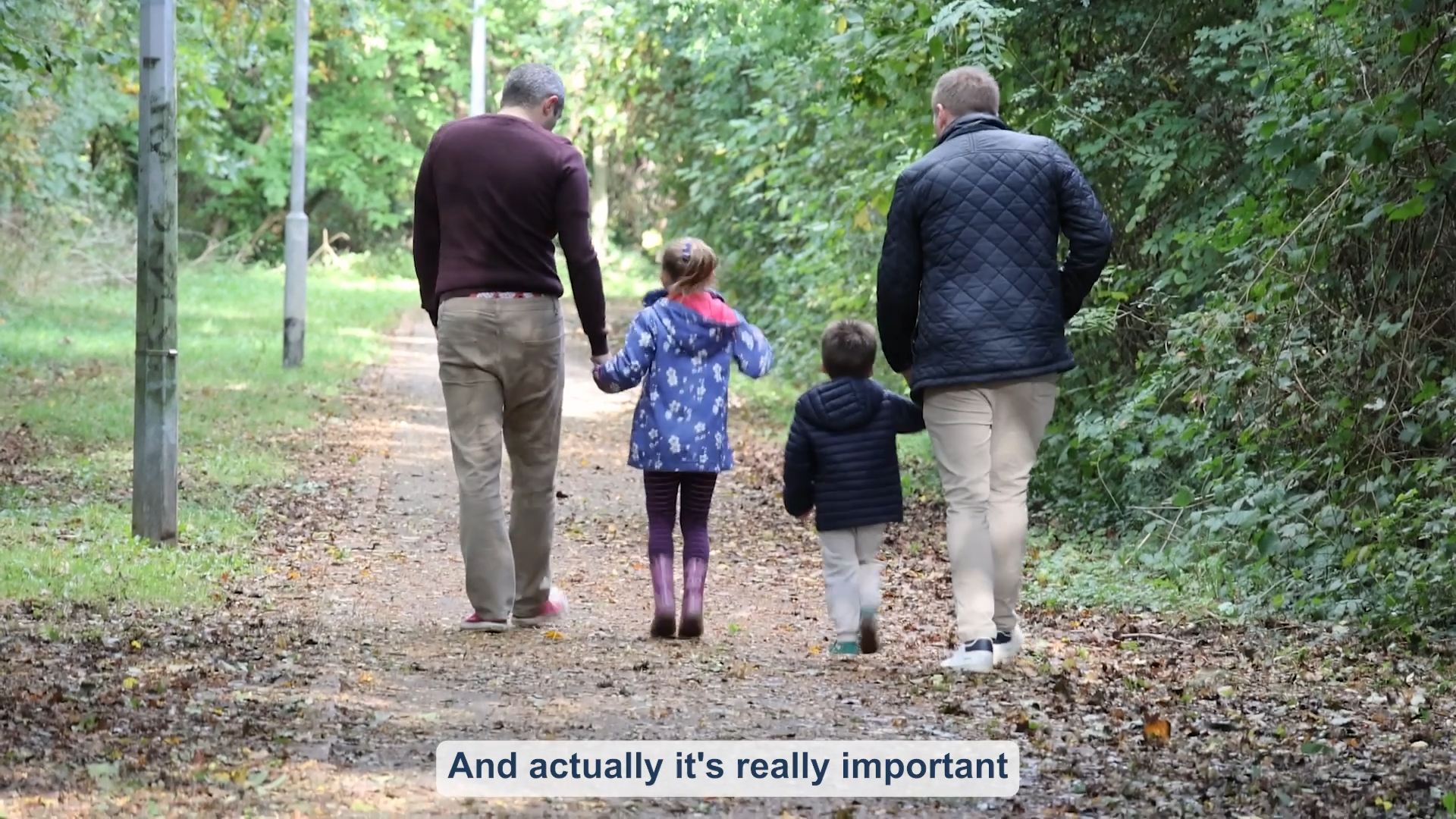 Family Going for a walk