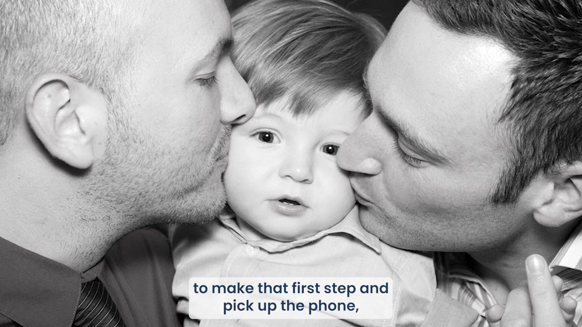Dads Kissing Son